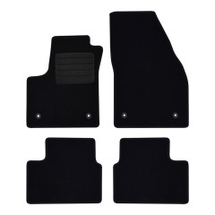 Πατάκια δαπέδου μοκέτας Standard μαύρα για Opel Meriva (B) 4τμχ