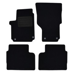 Πατάκια δαπέδου μοκέτας Standard μαύρα συμβατά για Volkswagen Amarok 4τμχ
