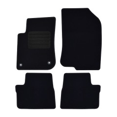 Πατάκια δαπέδου μοκέτας Standard μαύρα για Peugeot 2008 (I)/ 208 (I) 4τμχ.