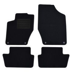 Πατάκια δαπέδου μοκέτας Standard μαύρα για Peugeot 308 CC 4τμχ