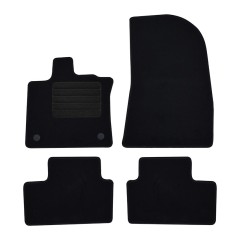 Πατάκια δαπέδου μοκέτας Standard μαύρα συμβατά για Renault Captur II/ Symbioz/ Mitsubishi ASX II 4τμχ.