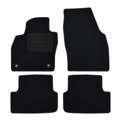 Πατάκια δαπέδου μοκέτας Standard μαύρα για Seat Ibiza (V) / Arona / Skoda Fabia (IV) 4τμχ
