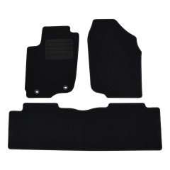 Πατάκια δαπέδου μοκέτας Standard μαύρα συμβατά για Toyota Rav-4 IV (XA40) 3τμχ.