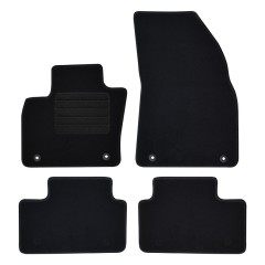 Πατάκια δαπέδου μοκέτας Standard μαύρα συμβατά για Volvo XC40 4τμχ.