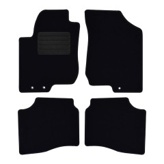 Πατάκια δαπέδου μοκέτας Standard μαύρα συμβατά για Hyundai i30 (I) 4τμχ