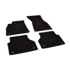 Πατάκια δαπέδου μοκέτας Standard μαύρα συμβατά για Audi A6 (C8)/ A7 (II) 4τμχ.