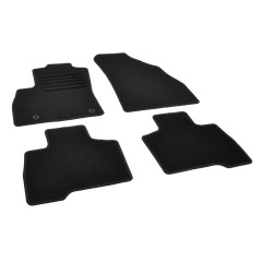 Πατάκια δαπέδου μοκέτας Standard μαύρα συμβατά για Citroen Nemo/ Fiat Fiorino/ Peugeot Bipper Tepee 4τμχ