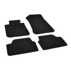 Πατάκια δαπέδου μοκέτας Standard μαύρα συμβατά για BMW 1-Series (E87) 4τμχ.