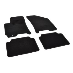 Πατάκια δαπέδου μοκέτας Standard μαύρα συμβατά για Chevrolet Lacetti (J200)/ Nubira (J200) 4τμχ.