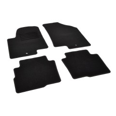 Πατάκια δαπέδου μοκέτας Standard μαύρα συμβατά για Kia Soul (I) 4τμχ.