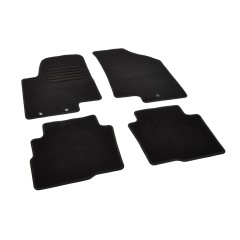 Πατάκια δαπέδου μοκέτας Standard μαύρα συμβατά για Kia Soul (I) 4τμχ.