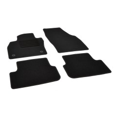 Πατάκια δαπέδου μοκέτας Standard μαύρα συμβατά για Audi A1 (GB) 4τμχ.