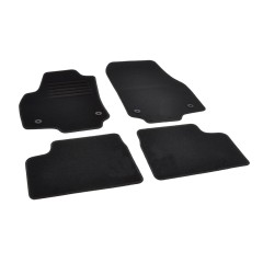 Πατάκια δαπέδου μοκέτας Standard μαύρα συμβατά για Opel Astra (H) 4τμχ