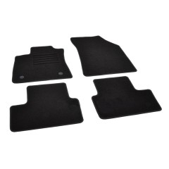 Πατάκια δαπέδου μοκέτας Standard μαύρα συμβατά για Renault Megane IV Grandtour 4τμχ