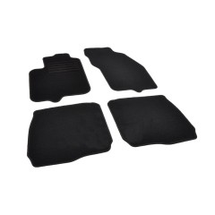 Πατάκια δαπέδου μοκέτας Standard μαύρα συμβατά για Mitsubishi Carisma 4τμχ.