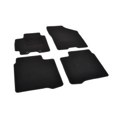 Πατάκια δαπέδου μοκέτας Standard μαύρα συμβατά για Suzuki Baleno (II) 4τμχ