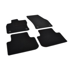Πατάκια δαπέδου μοκέτας Standard μαύρα συμβατά για Volkswagen Tiguan (II) 4τμχ.