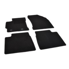 Πατάκια δαπέδου μοκέτας Standard μαύρα συμβατά για Toyota Corolla XI (E170) 4τμχ.