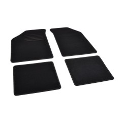 Πατάκια δαπέδου μοκέτας Standard μαύρα συμβατά για Volkswagen Golf II 4τμχ.