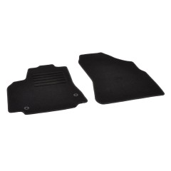 Πατάκια δαπέδου μοκέτας Standard μαύρα συμβατά για Citroen Berlingo II/ Peugeot Partner II 2τμχ