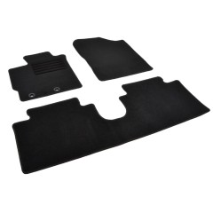 Πατάκια δαπέδου μοκέτας Standard μαύρα συμβατά για Toyota Yaris (III) 3τμχ.