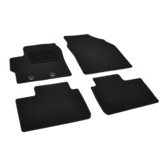 Πατάκια δαπέδου μοκέτας Standard μαύρα συμβατά για Toyota Aygo X 4τμχ.