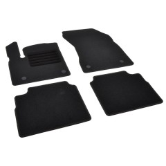 Πατάκια δαπέδου μοκέτας Standard μαύρα συμβατά για Nissan X-Trail e-Power (T33) 4τμχ.