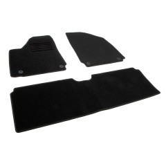 Πατάκια δαπέδου μοκέτας Standard μαύρα συμβατά για Hyundai Ioniq 3τμχ.