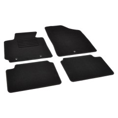 Πατάκια δαπέδου μοκέτας Standard μαύρα συμβατά για Hyundai Veloster I 4τμχ