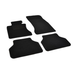 Πατάκια δαπέδου μοκέτας Standard μαύρα για Bmw 5 Series (E60/E61) 4τμχ