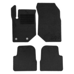 Πατάκια δαπέδου μοκέτας Standard μαύρα για Jeep Avenger 4τμχ